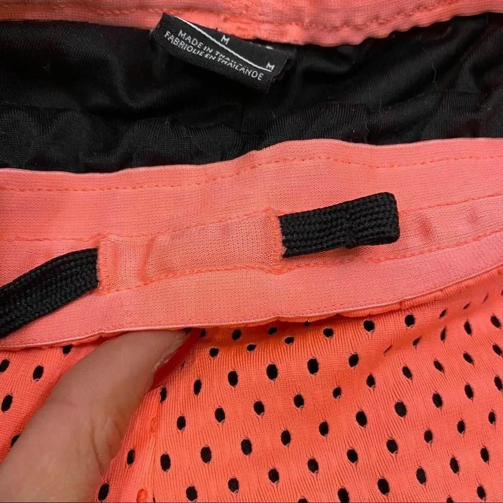 Girls Nike Lava Glow Lined Mesh‎ Athletic Shorts Size Medium